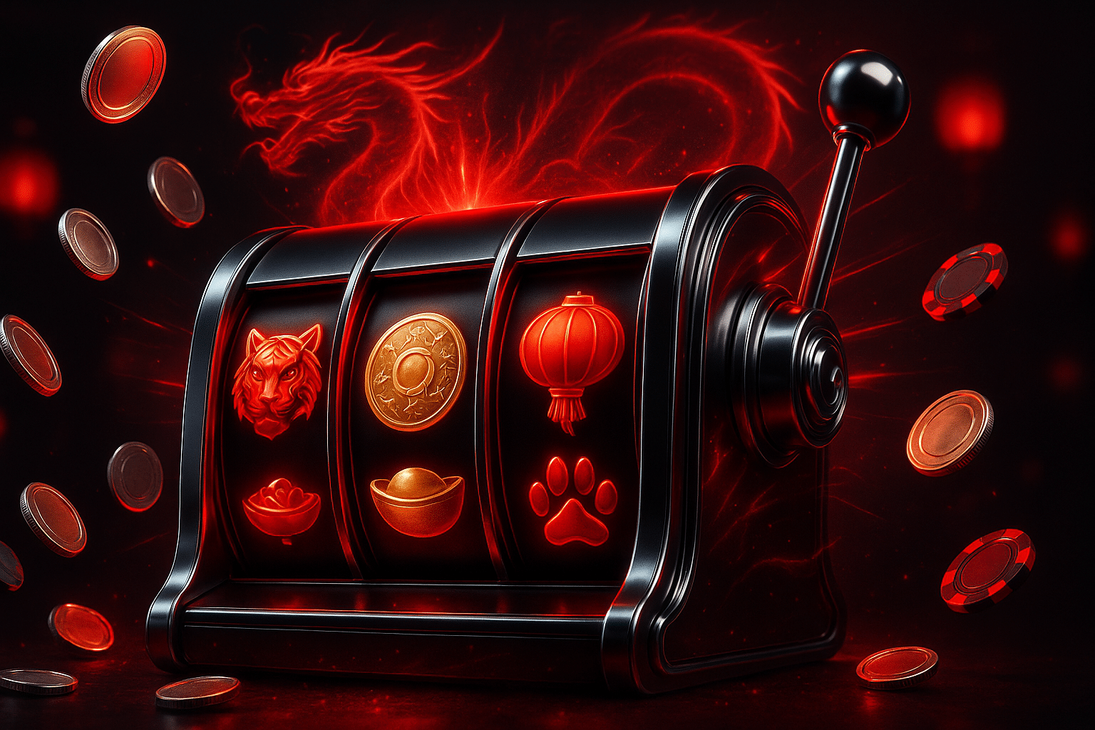 ฟีเจอร์และสัญลักษณ์เด่นใน red tiger สล็อต ภาพประกอบวิธีเล่นสล็อตแตกง่ายด้วย red tiger สล็อต